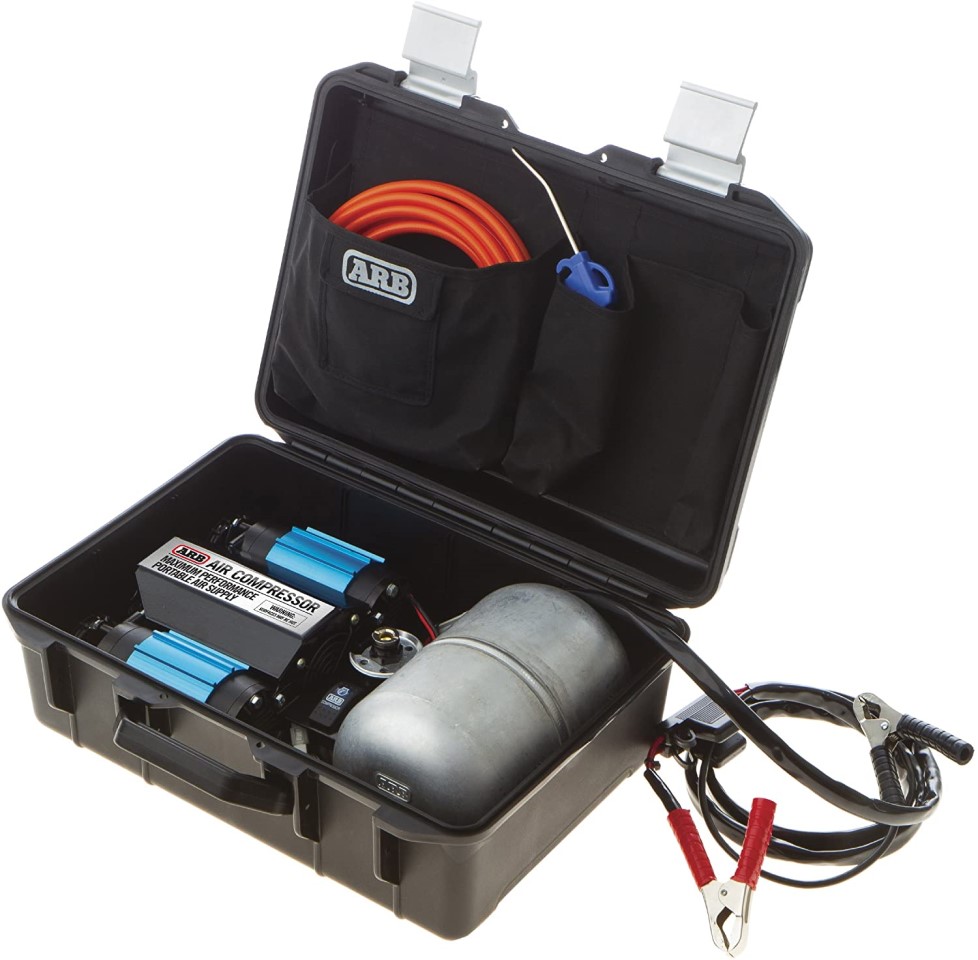 ARB CKMTP12 Twin Air Compressor w/ air tank w/ Hose Kit